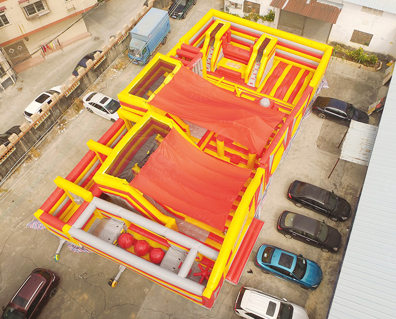 Custom Inflatable Theme Parks with Logo Printing Options